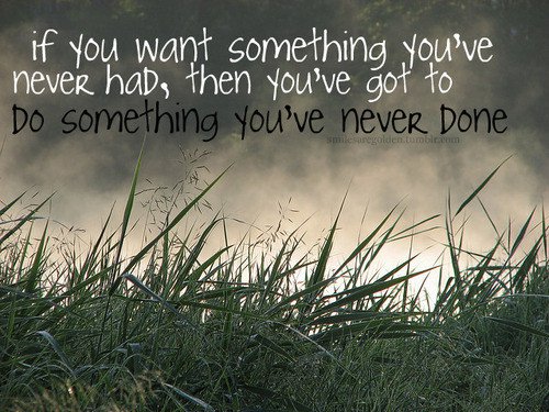 If you want something