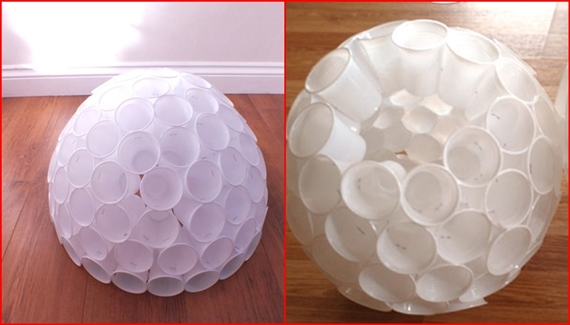 Пластични чаши снешко